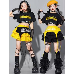 キッズダンス衣装 セットアップ ガールズ ヒッ...の詳細画像5