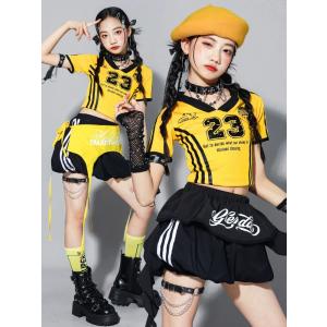 ダンス衣装 キッズ セットアップ ガールズ ヒ...の詳細画像2