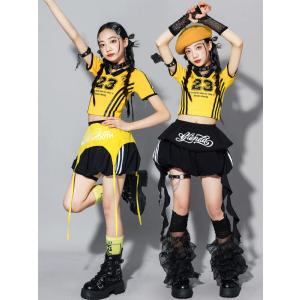 ダンス衣装 キッズ セットアップ ガールズ ヒ...の詳細画像5