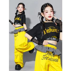 ダンス衣装 キッズ セットアップ ガールズ ヒ...の詳細画像1