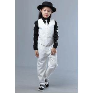 ロックダンス衣装 キッズ ダンス衣装 子供 大...の詳細画像3