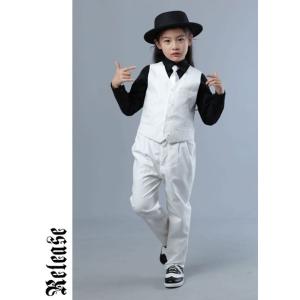 ロックダンス衣装 キッズ ダンス衣装 子供 大...の詳細画像4