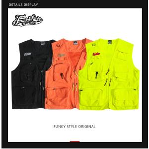 フィッシングベスト ダンス衣装 小物 ヒップホ...の詳細画像1