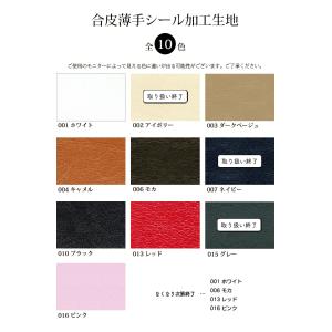 合皮薄手シール加工生地(0359)【メール便不...の詳細画像1