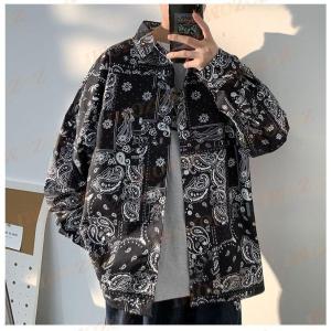 ペイズリー柄 シャツ メンズ 柄シャツ おしゃ...の詳細画像2