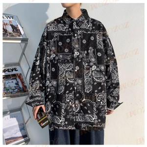 ペイズリー柄 シャツ メンズ 柄シャツ おしゃ...の詳細画像3