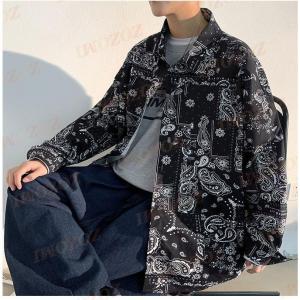 ペイズリー柄 シャツ メンズ 柄シャツ おしゃ...の詳細画像4