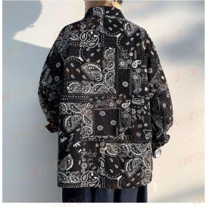 ペイズリー柄 シャツ メンズ 柄シャツ おしゃ...の詳細画像5