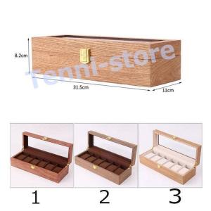 時計ケース 腕時計 収納ケース 木製6本用 お...の詳細画像2