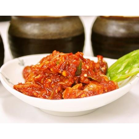 【業務用】 タラチャンジャ 500ｇ 手作りキムチ専門店 本場韓国の味付け 日本産 熟成チャンジャ ...