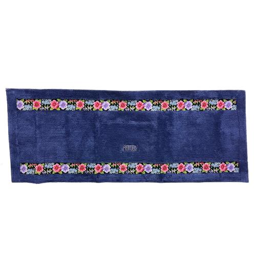 ・フェイラー キッチンマット ５７×１４７cm FEILER アデルフローリア 紺 ネイビー お取り...