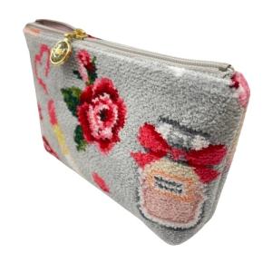 feiler（フェイラー） 財布 長財布 ラウンドファスナー パイル 花柄