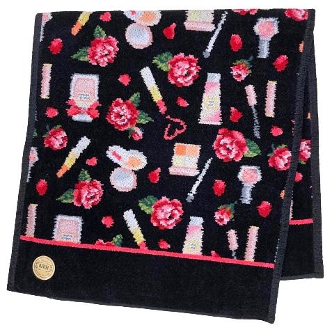 フェイラー ハンドタオル 37×80cm FEILER エターナルヒロイン 黒 ブラック シュニール...