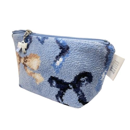 ・フェイラー ポーチ(小) FEILER フラッターリボン ライトブルー FRB-242024-RB...