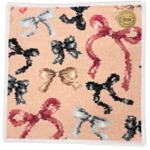 feiler（フェイラー） フラッターリボン ハンカチタオル ベージュ 全国