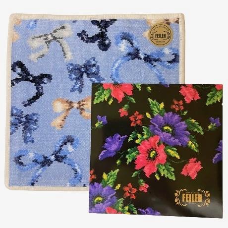 ・ハンカチ１枚用有料袋付(リボンなし) レターパックライト配送送料430円 フェイラー ハンカチ フ...