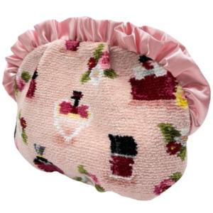 ・フェイラー シェルポーチ FEILER フレグランスローズ ペールピンク シュニール織りタオル地 ...