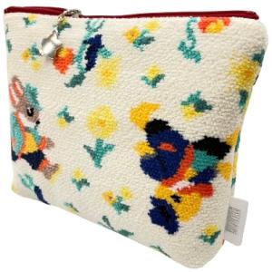 フェイラー　FEILER ライトブルー　リボン柄 マルチケース　母子手帳入れ フェイラー FEILER ライトブルー リボン柄 マルチケース 母子手帳入れ