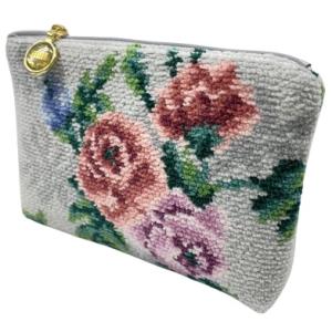 ・フェイラー ポーチ FEILER メロウローズ シルバーグレー MLR-232035-SVGY シ...