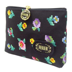 feiler（フェイラー） ポーチ プティフローリスト ファイユ 黒