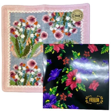 ・ハンカチ１枚用有料袋付(リボンなし) レターパックライト配送送料430円 フェイラー ハンカチ ポ...