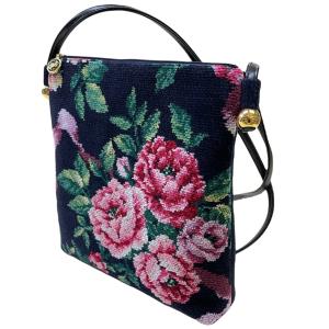 【美品】FEILER フェイラー　ショルダーバッグ　ポシェット シェニール織 美品FEILERフェイラー ショルダーバッグ ハンドバッグ