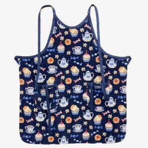 【新品 未使用】フェイラー エプロン ブルー feiler（フェイラー） エプロン FATIMA PETIT ファティマプチ ブラック