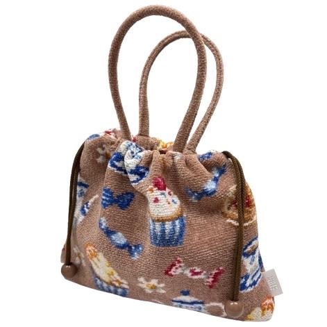 ・フェイラー バッグ FEILER 手付き巾着 きんちゃく スウィートトリート ベージュ SWT-2...