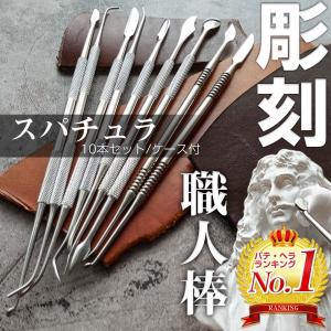 スパチュラ 造形 ツール ステンレス 10本セット ツール