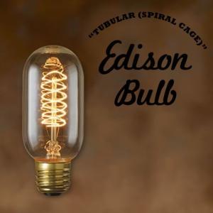 おもしろ 雑貨 インテリア エジソンバルブ Edison Bulb Tubular Spiral チ...