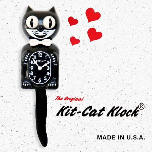 正規品 キットキャットクロック キット キャット クロック クラシック ブラック 黒 Kit-Cat...