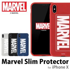 iPhoneXケース MARVEL マーベル SLIM PROTECTOR スキンプロテクター for iPhoneX　メール便OK｜sincere-inc