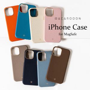 MACAROOON マカルーン iPhoneケース カバー MagSafe対応 アイフォンケース 本...