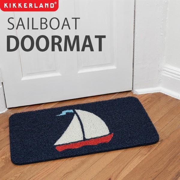 おもしろ 雑貨 おしゃれ KIKKERLAND キッカーランド SAILBOAT DOORMAT セ...