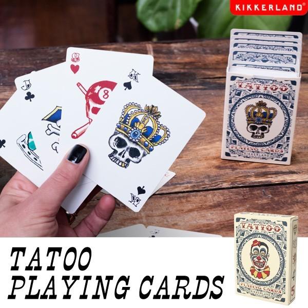 KIKKERLAND キッカーランド Tatoo Playing Cards タトゥープレイングカー...