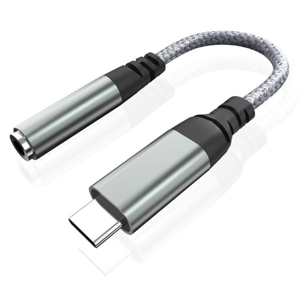 【2023新版】 USB Type-C to 3.5mm タイプc イヤホンジャック 変換 音楽/通...