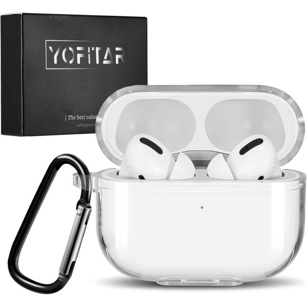 YOFITAR AirPods Pro ケース (2023/2022/2019) 用 クリア エアー...