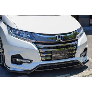 M'z SPEED フロントグリル ブラック (NH731P) ABS オデッセイ RC1 RC2