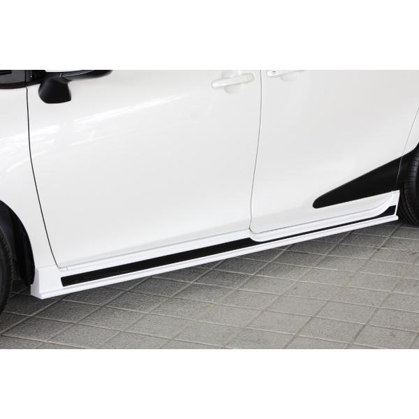 エムズスピード シエンタ NSP170 NCP175 NHP170 サイドステップ 2色塗り分け塗装...