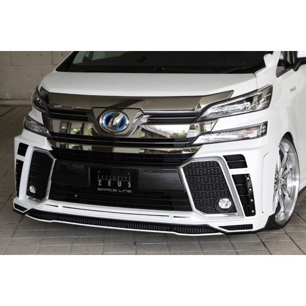 エムズスピード ヴェルファイア GGH・AGH・AYH30系 前期 フロントハーフスポイラー 未塗装...