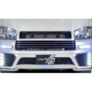 ハイエース200系 4-8型 バットフェイスアイライン 純正色塗装