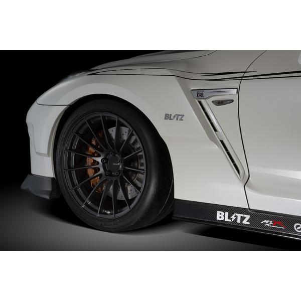 ブリッツ GT-R R35 フロントフェンダー FRP製 未塗装 60352 BLITZ AERO ...