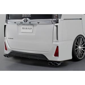 ロジャム ヴォクシー 80系 80 85 ZRR80W 後期 リアディフューザー ABS 塗装済み ...