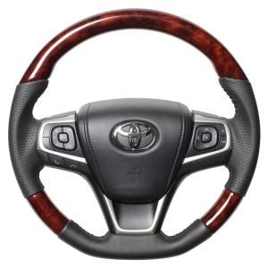 ★トヨタ純正 レザーステアリング★ハリアー★ 品番08460-48010-C0★ Amazon | TOYOTA (トヨタ) 純正部品アクセサリー ウッド調ステアリング