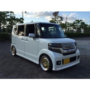 N-BOXカスタム JF1/2 シックスセンス リップスポイラーカーボン調415 N-BOXカスタム JF1/2 フロントリップスポイラー カーボン調×純正色