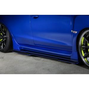 パーツ VARIS WRX SIDE SPLITTER FIN VASU-171 Varis Arising-II Rear Side Splitter Fin Set for VA Subaru