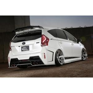 クール レーシング プリウスα 40系 後期 リアフローティング ディフューザー SG ストロンググ...