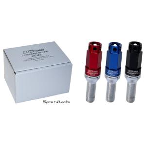 ボルト ZS44 20個入セット(16pcs＋ロック4pcs) M14XP1.5 ブラック 取付座6...