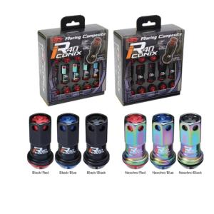 協永産業 レーシングコンポジットR40アイコニックス ナットセット 20個 M12xP1.5 キャッ...