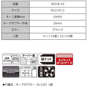協永産業 盗難防止用ホイールロック&ナットセッ...の詳細画像1